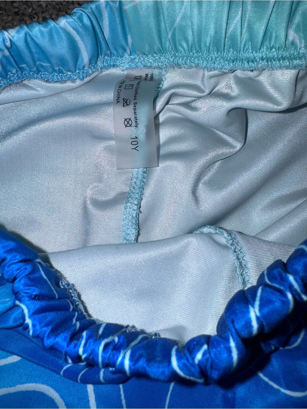 Boys Blue Athletic Swim/Board Shorts Trio
